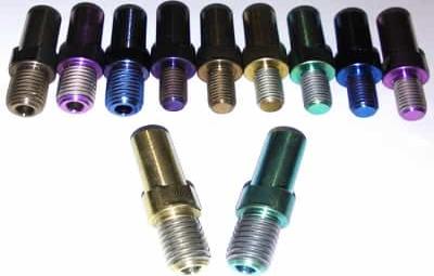 Titanium Brake Post Stud Pair